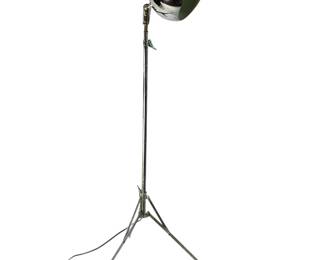 A Mid Century Chrome Tripod Eyeball Lamp