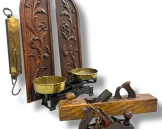 Collection of Antique Scales & Tools