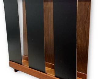 A Mid Century ERNEST SOHN Siamese Teak Magazine Rack