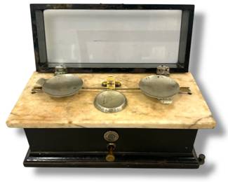 Antique HENRY TROEMNER Apothecary Balance Scale