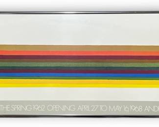 MORRIS LOUIS Exhibition Poster 1962 New York