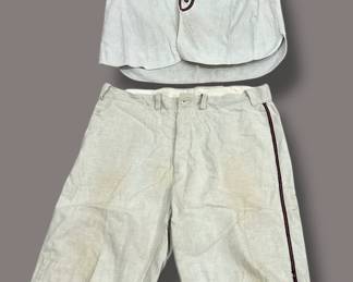 Vintage 1940's-1950's Baseball Uniform