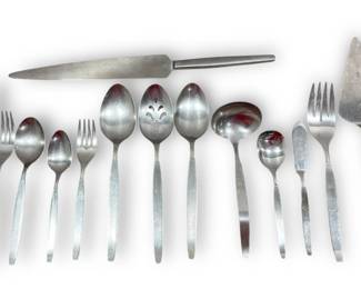 45 PC Mid Century Community Flatware