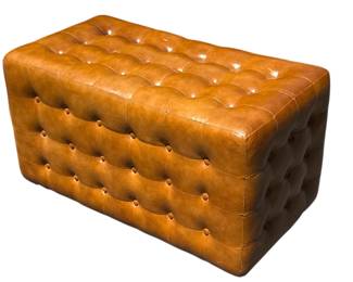Chesterfield Style Block Ottoman