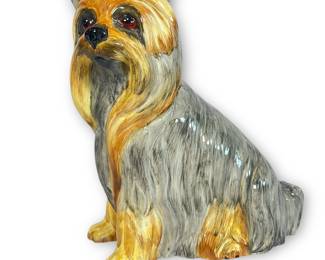 An Italian Ceramic Dog Sculpture