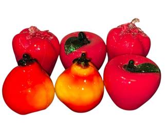 Assortment Italian Art Glass Fruit