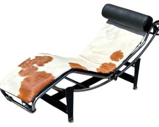LE CORBUSIER Style "LC4" Chaise Lounge