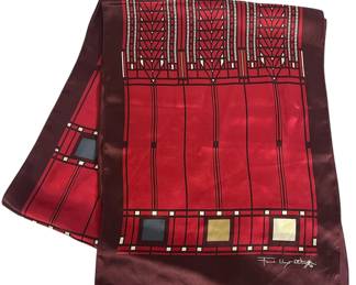 A FRANK LLOYD WRIGHT Silk Scarf