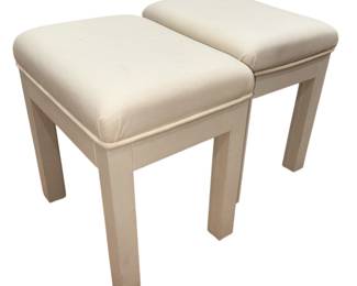 Pair Mid Century Parsons Benches