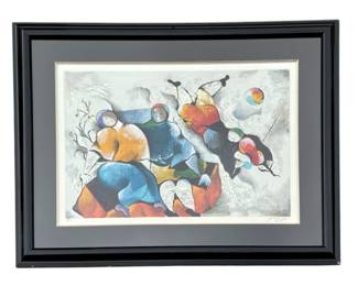 DAVID SCHLUSS "Love Story" Limited Serigraph