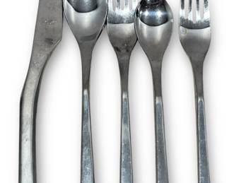 Mid Century Flatware NATIONAL Lenore Set 6