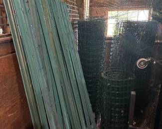 Fencing posts and fencing