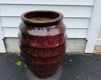 Large pottery vase