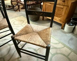 5 towle painted chairs