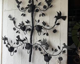 Large metal wall sconce-comes apart in pieces