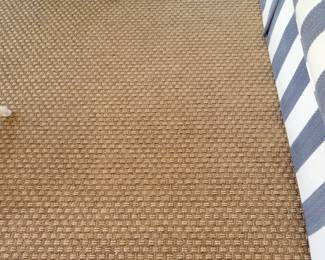 Basket Weave 8' x 10" Rug by Smith & Hawken.
