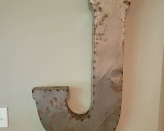 A big Metal "J".