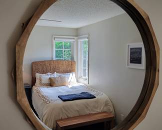 A two tiered 12 sided Mirror.