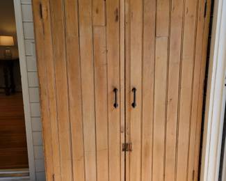 A 2 Door Storage Cabinet.