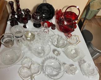 Look at the Ruby Red 😍
Vintage Fenton, Viking, Avon, Hazel Atlas, Indiana, WestMinster and much much more!