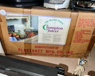 Champion juicer