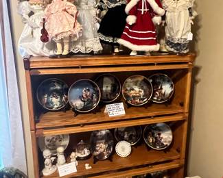 Lost of collectible’s and dolls including… Precious Moments Bible Series Plates & figurines, Porcelain Dolls, Holly Day Heirloom Angels, Ashton Drake Tiny Dreamers, Lena Liu Garden Treasures, Ashton Drake Miniature shoes