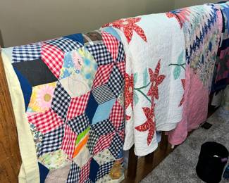 All handmade quilts