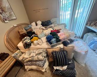 We have added twice as much in linen's since this pic