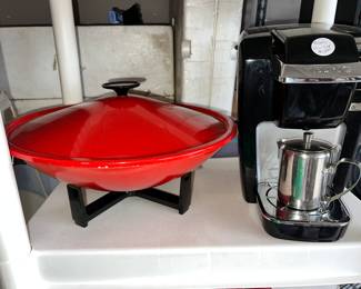 Vintage Wok and modern Kurig