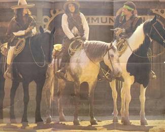 Original Vintage 1960s Jimi Hendrix Cowboy Poster From Smash Hits By Ed Thrasher