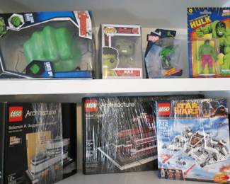 The Incredible Hulk collection and Legos
