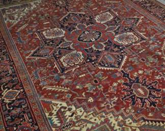 Antique Persian Heriz Rug Circa 1910’s 6.5 X 11.5