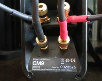 B&W CM9 S1 Pair Of Floor Standing Speakers (Mint)