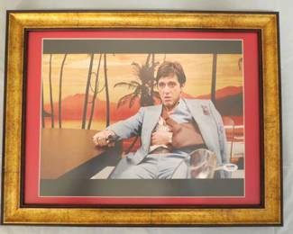 signed movie memorabilia Al Pacino Scarface