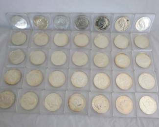 36 X 1974 - 1976 Bicentennial (40% silver per Coin)