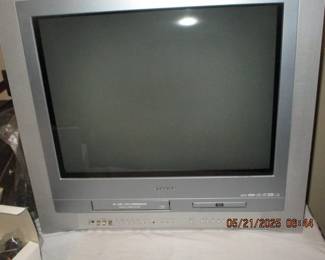 Toshiba TV with DVD and VHS players