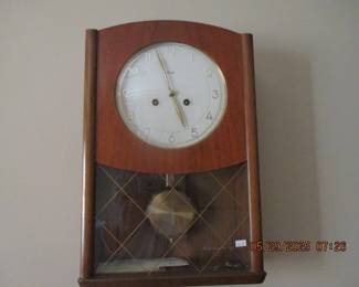 Mauthe mid century clock