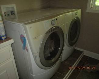 Whirlpool washer and dryer