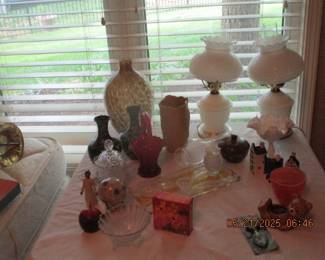 Fenton and other glassware