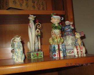 Jim Shore kittens and cats (with original boxes)
