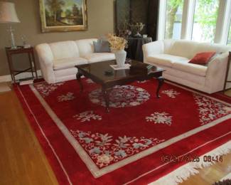 17'x 10' Custom made Chinese carpet (purchased while owners were in China(