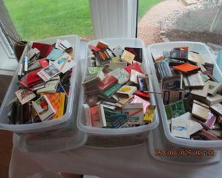 Lots of match books