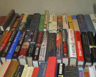 First edition Vince Flynn autographed novels (author is friend of owner)
