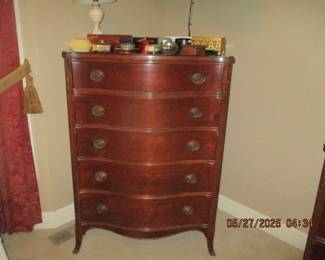Bow front Chest of Drawers