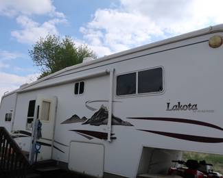 Side one of Trailer Home