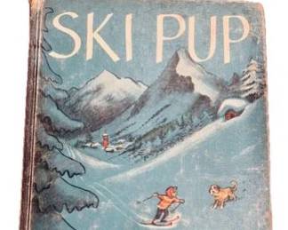 Vintage Don Freeman Hardcover Children's Book - "Ski Pup" - Great Illustrations