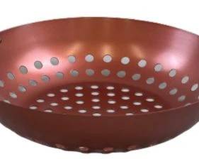 Non-Stick Copper Grill Wok With Handles