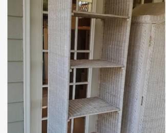 Tall wicker Shelf
