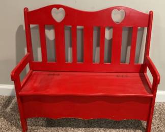 Child’s Bench with Storage