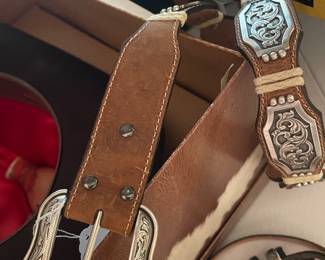 Ariat men’s leather belt
